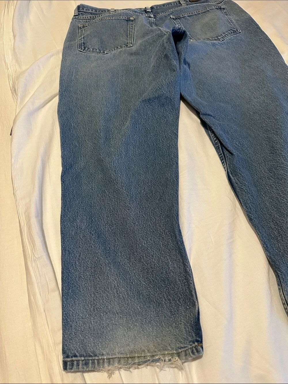 L.L. Bean Men's Straight Jeans — Classic Blue Denim